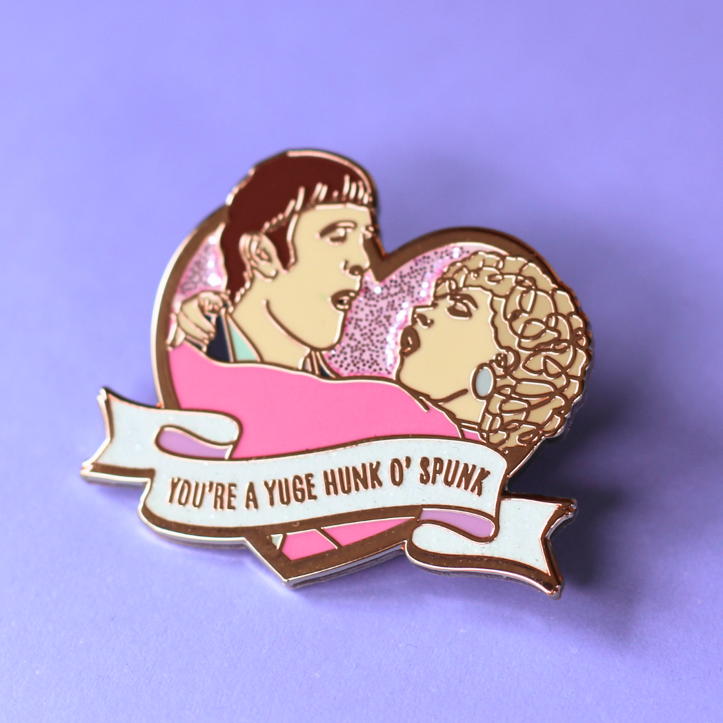 Hunk 'O Spunk Hard Enamel Pin