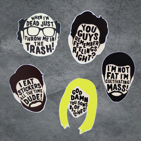 The Gang Always Sunny Vinyl Stickers