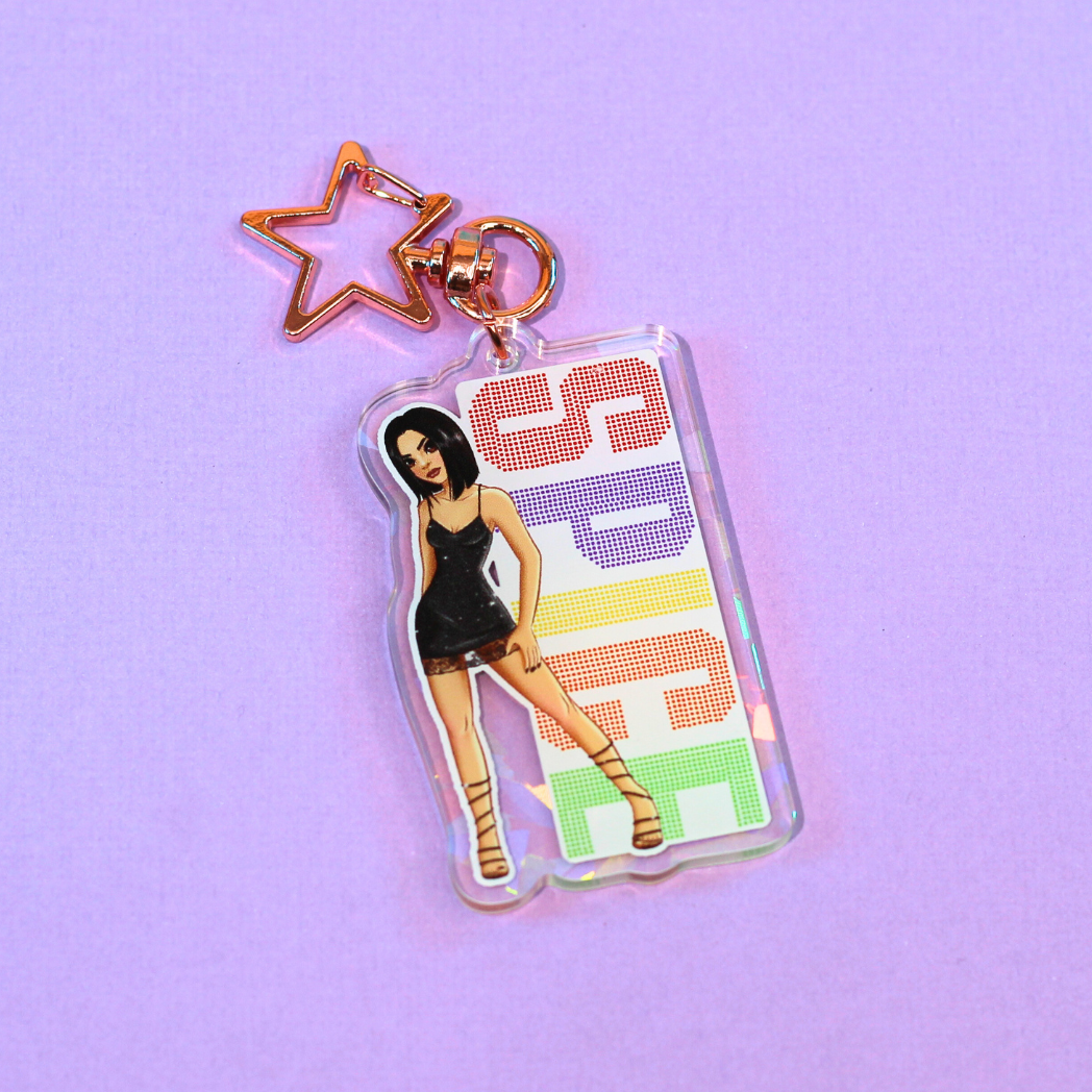 Spice Girls Holographic Key Ring