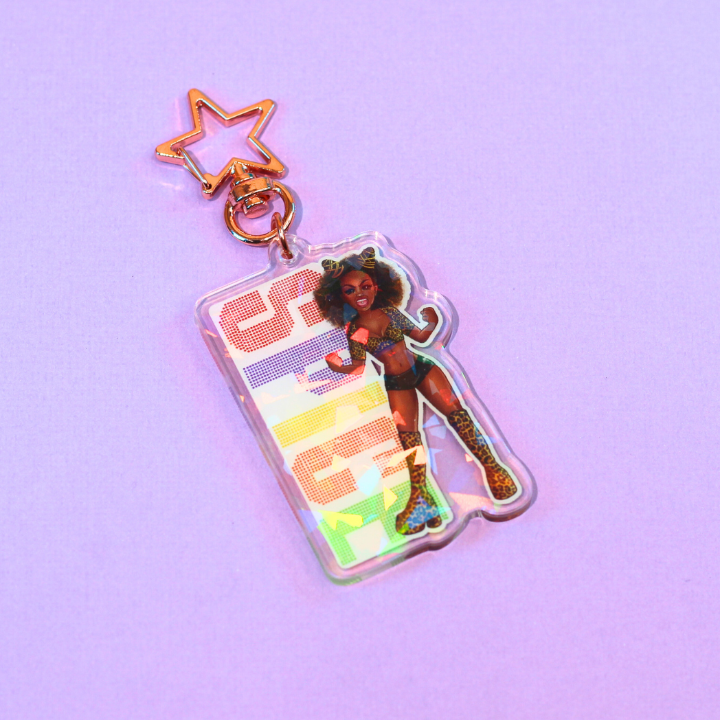 Spice Girls Holographic Key Ring